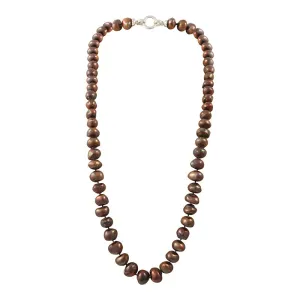 103-04 | CHOCOLATE 34" BAM BAM NECKLACE