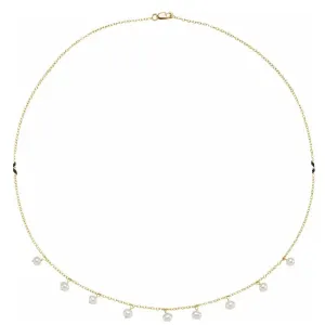 14k Yellow Freshwater Cultured Pearl 18" Necklace