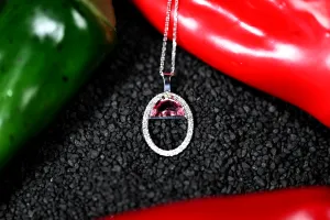 1.59CT TOURMALINE AND DIAMOND CUSTOM PENDANT