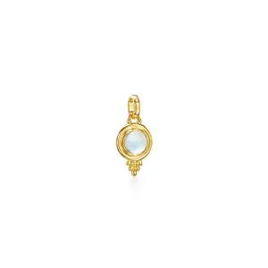 18K Classic Temple Pendant