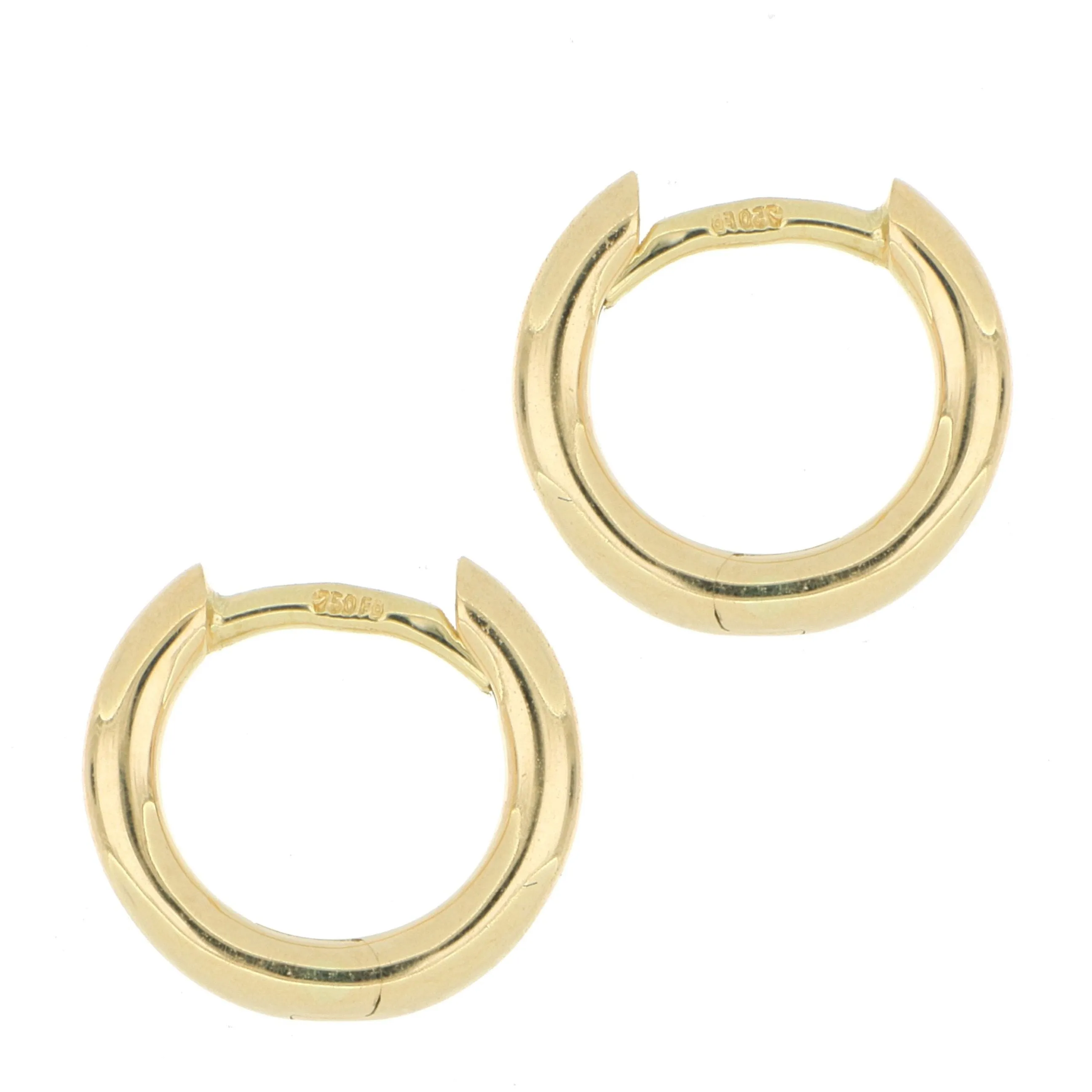 18k Yellow Gold Small Huggie Earrings