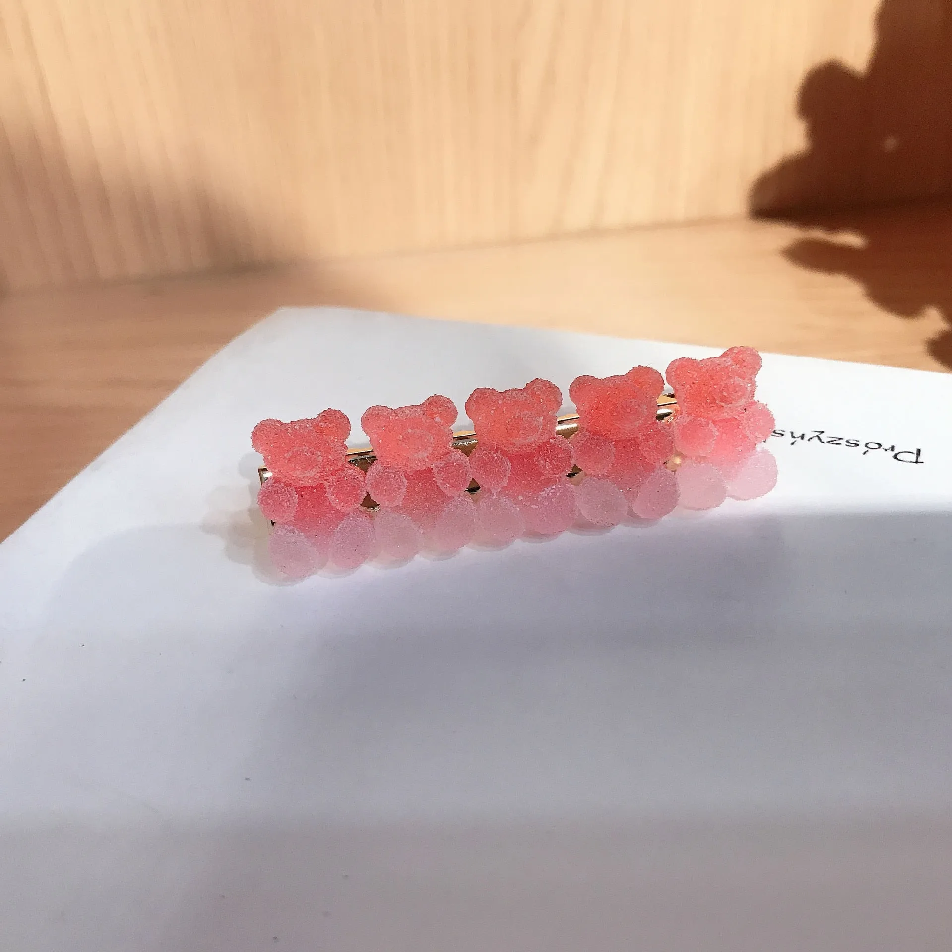 1PC Sugardrop Gummy Bear Hair Clips