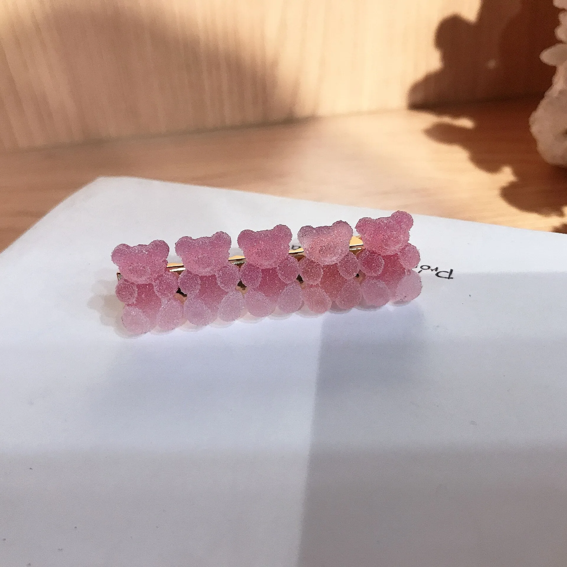 1PC Sugardrop Gummy Bear Hair Clips