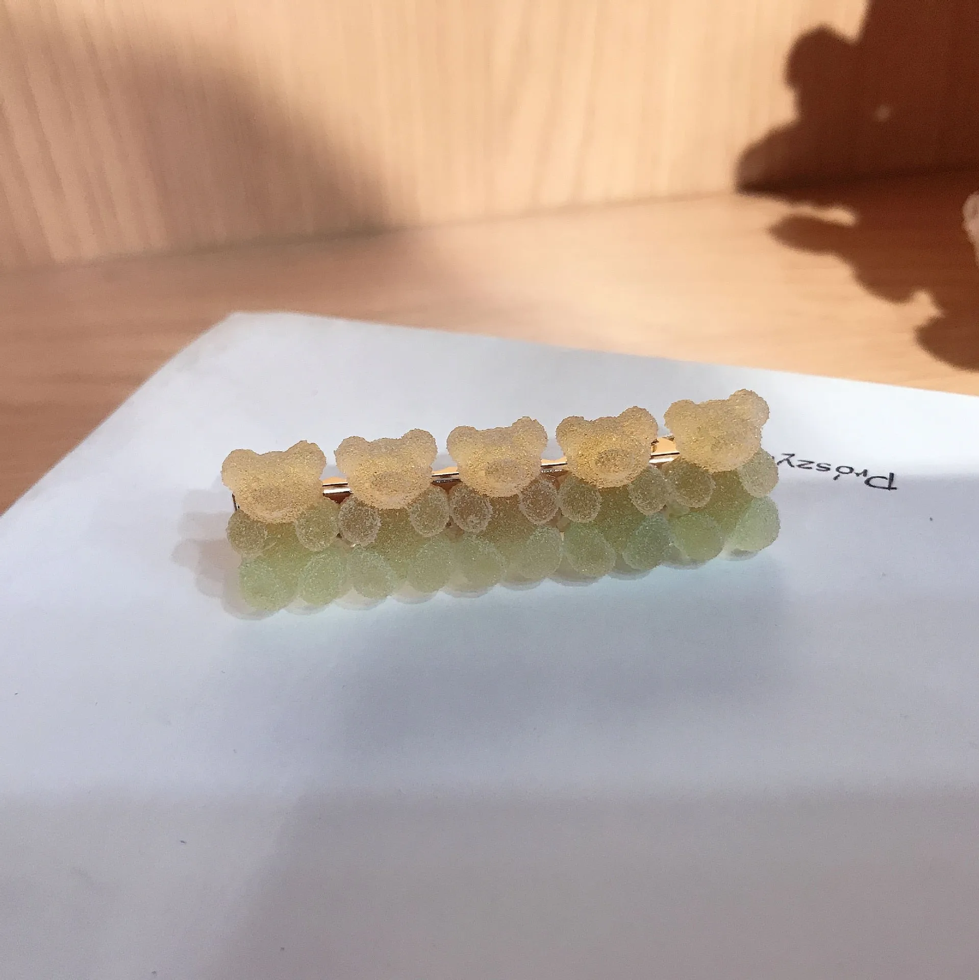 1PC Sugardrop Gummy Bear Hair Clips