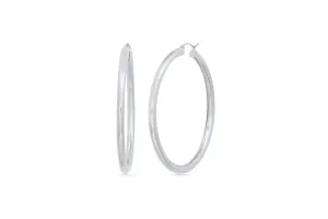 2" Wide Hoop Earrings