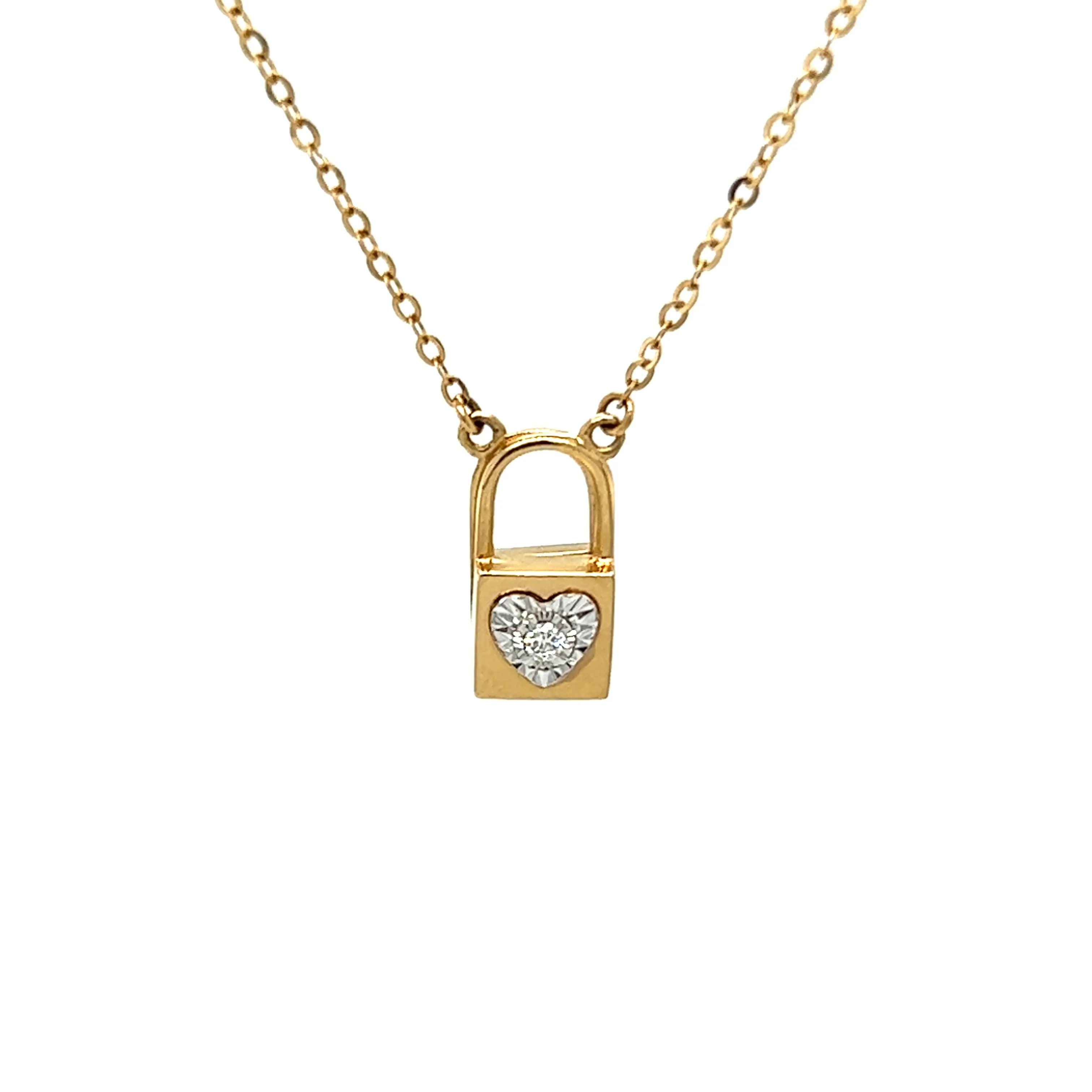 4 in 1 Heart Lock Gemstone and Diamond Necklace