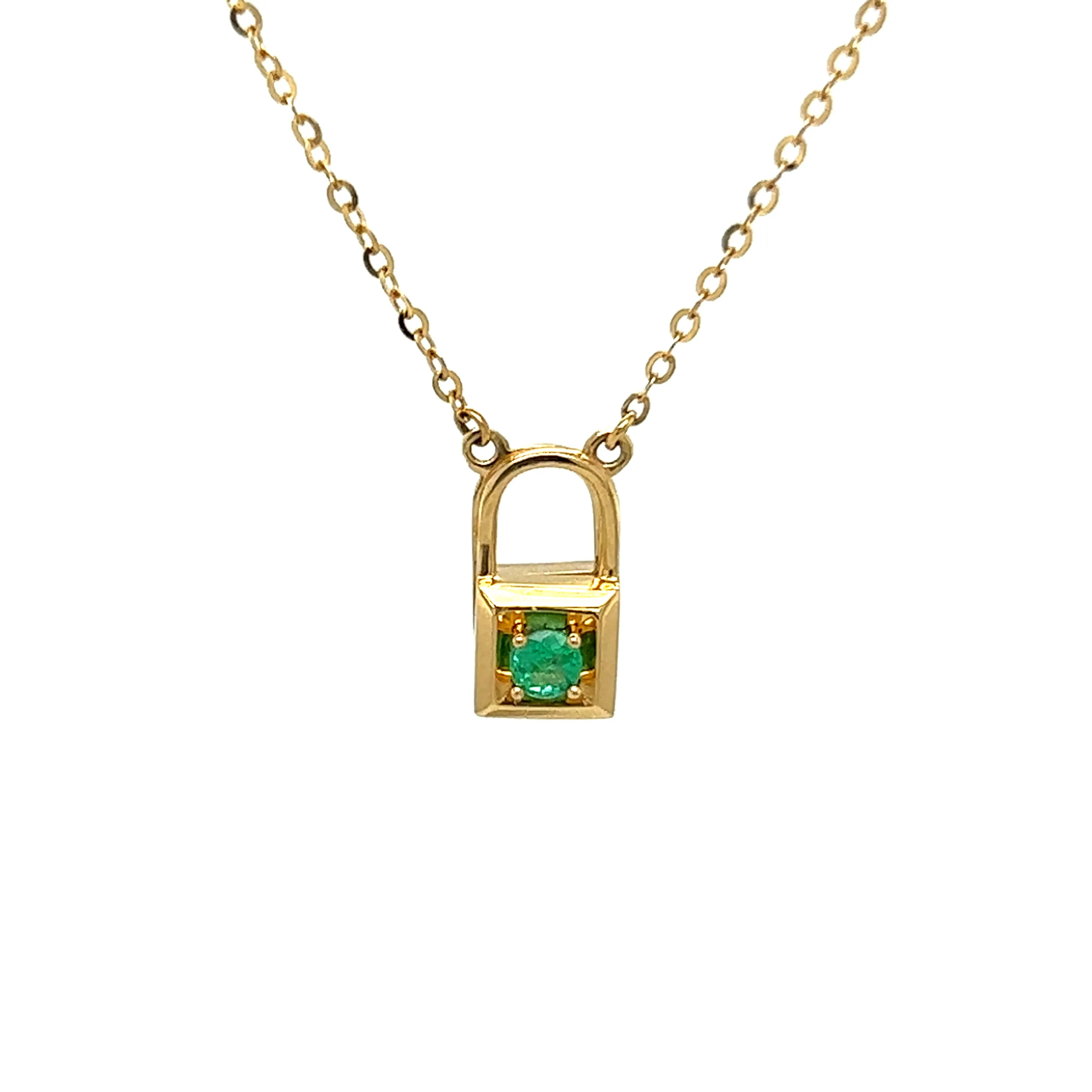 4 in 1 Heart Lock Gemstone and Diamond Necklace