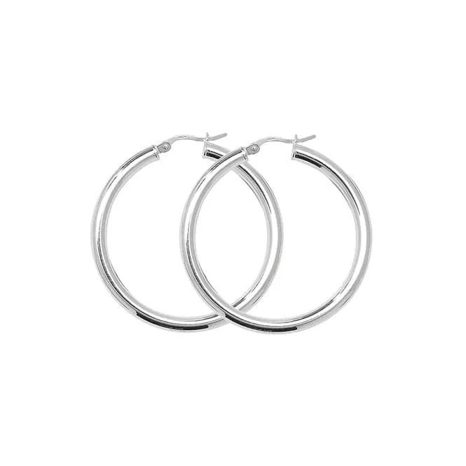 Acotis Silver Hoop Earrings G5181