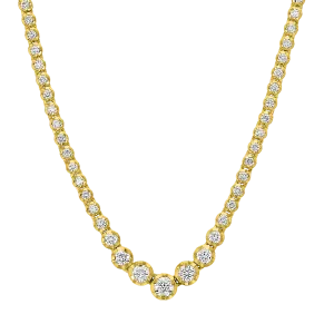 Allure Graduated Diamond Tennis Necklace