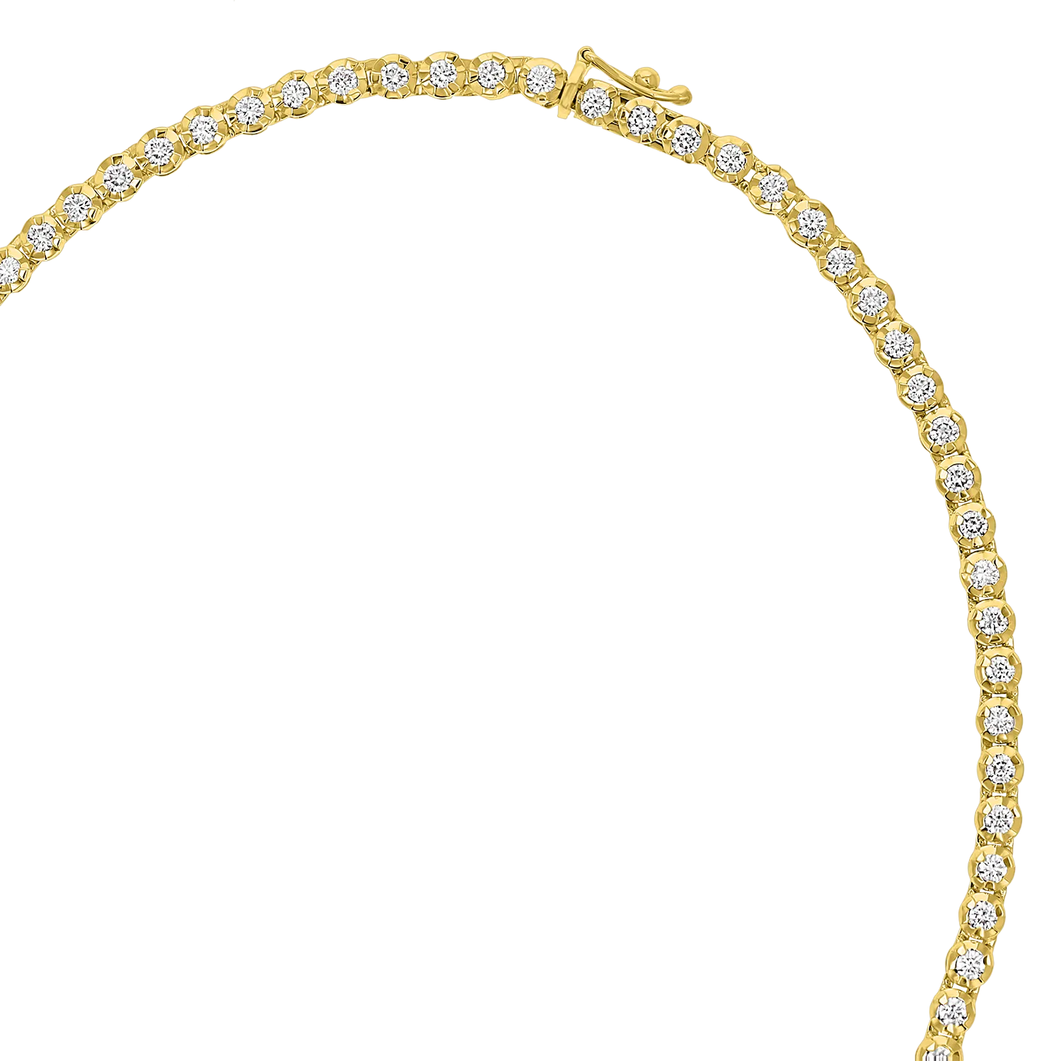 Allure Graduated Diamond Tennis Necklace