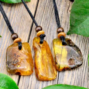 Amber Chunk Necklace