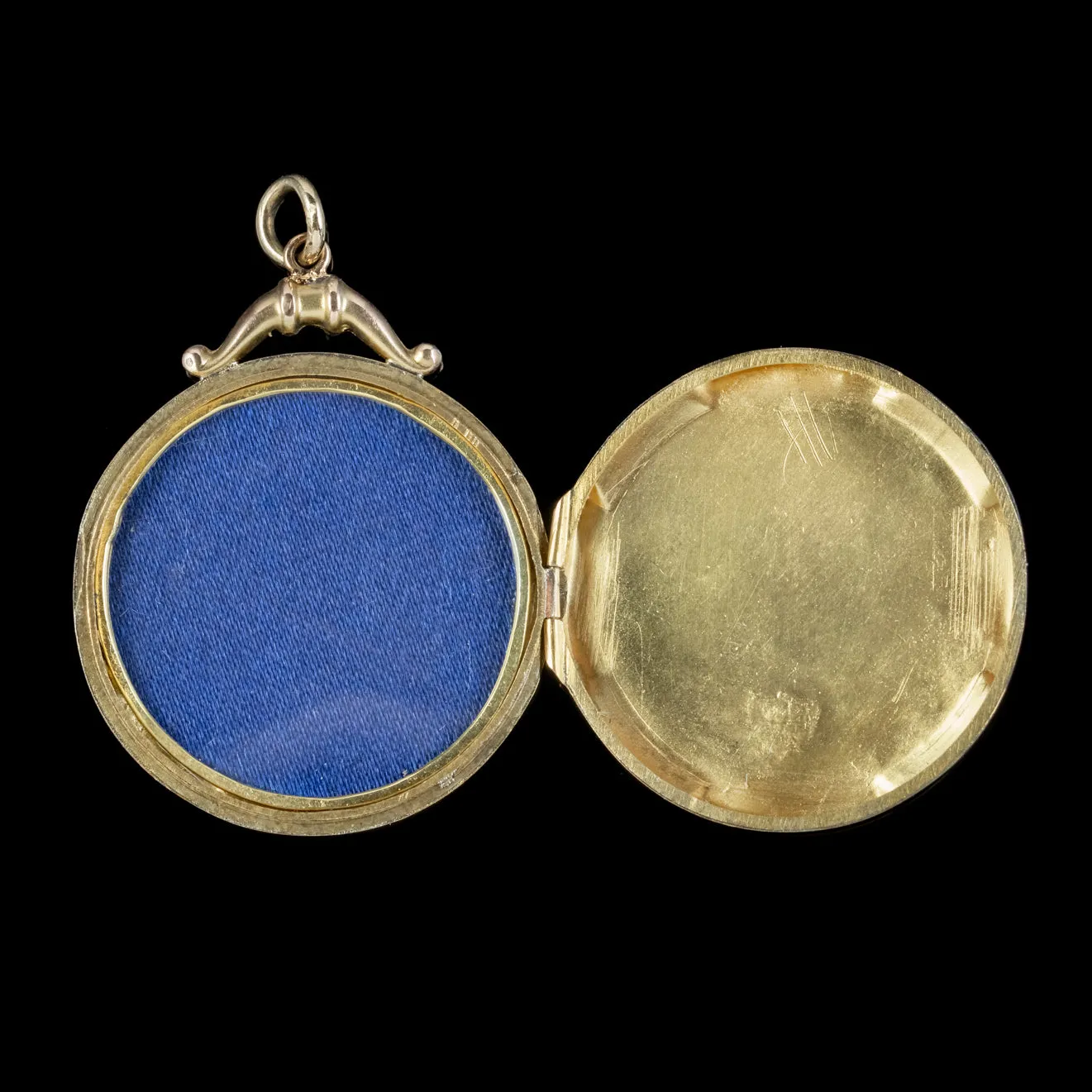 Antique Edwardian Suffragette Locket 9Ct Gold Circa 1910