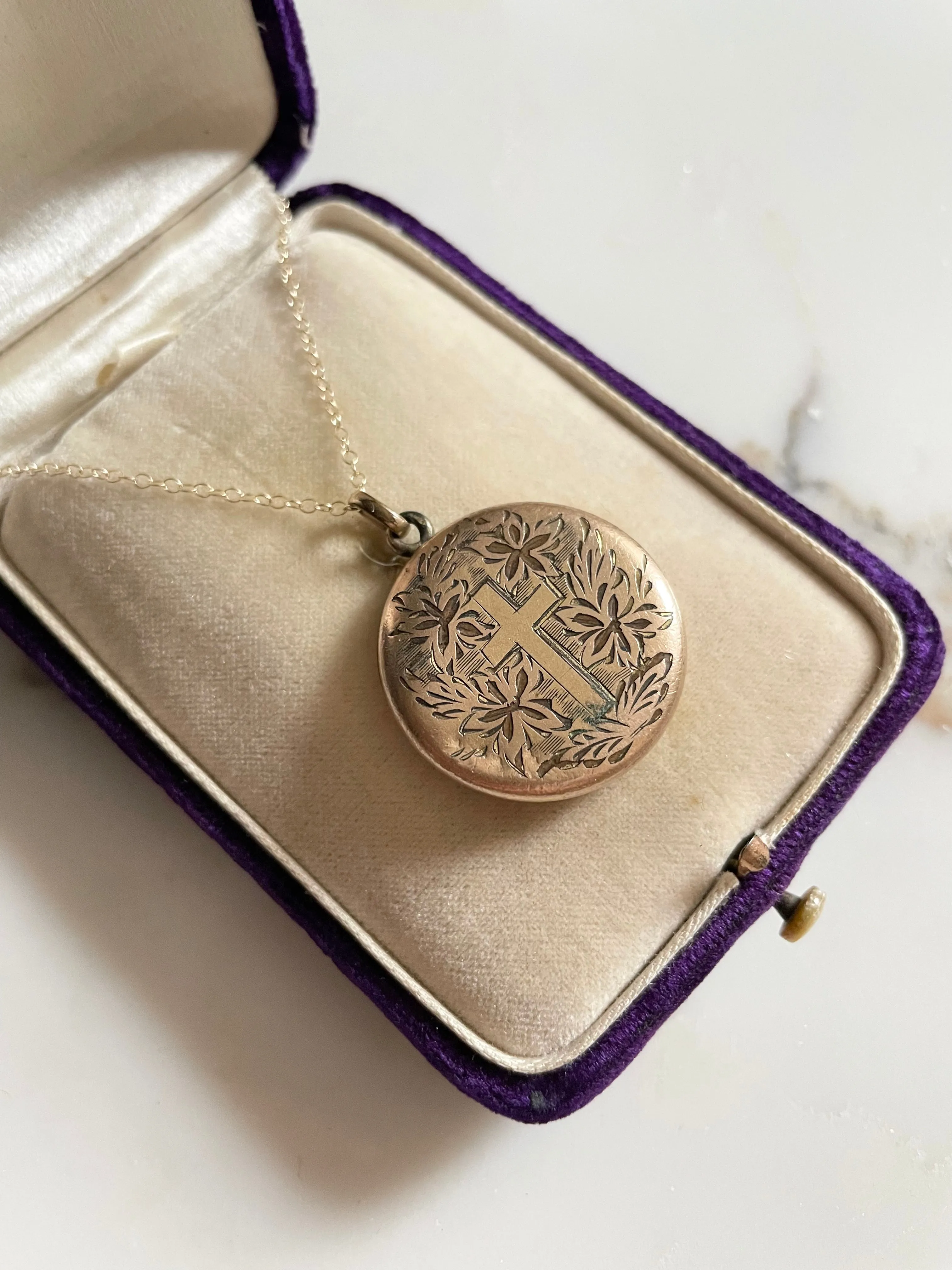 Antique Victorian Cross Locket