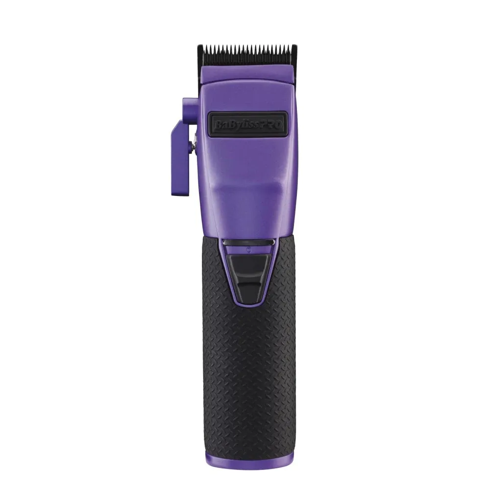 BaByliss Pro FX870 PI BOOST  Influencer Collection Frank Da Barber Cordless Clipper - Purple Barber Accessory Bundle