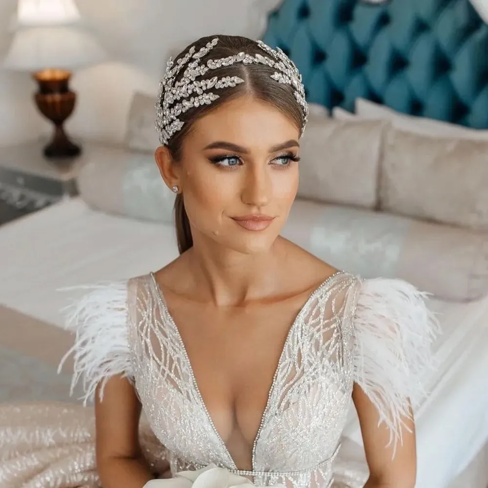 Baroque Crystal Tiara – Bridal Pageant Headpiece