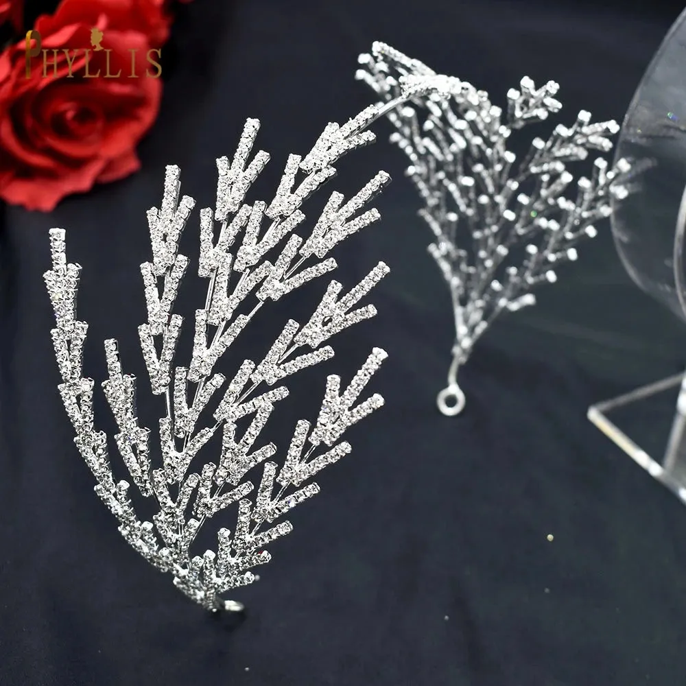 Baroque Crystal Tiara – Bridal Pageant Headpiece