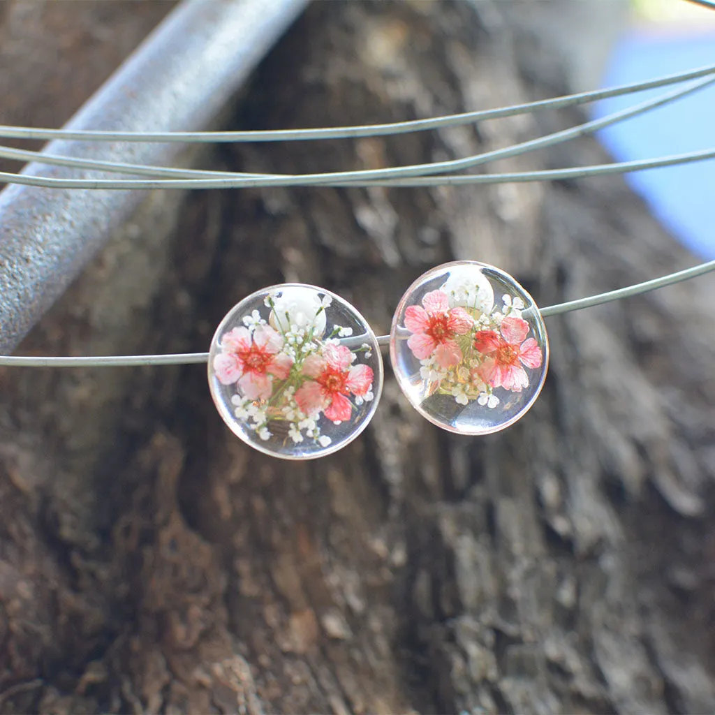 Blooming Stars Real Dried Flower Earrings