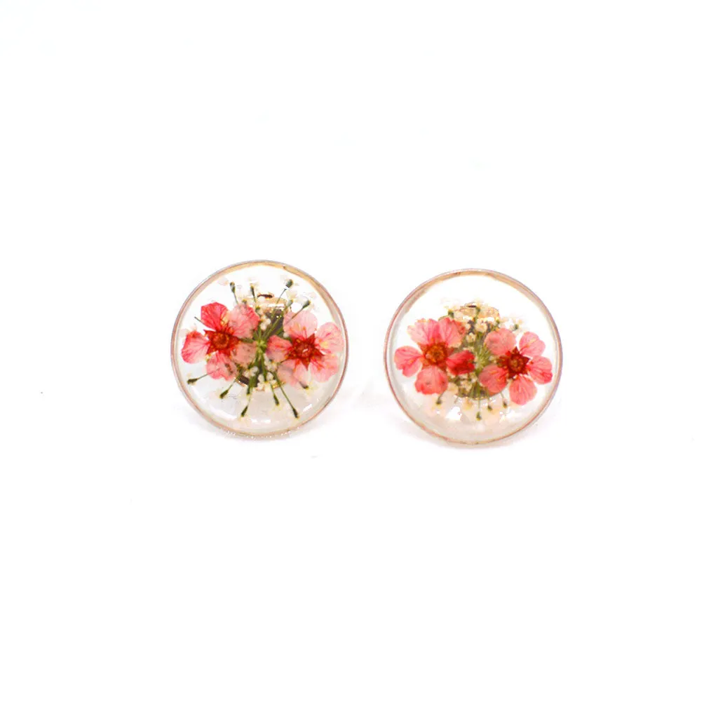 Blooming Stars Real Dried Flower Earrings