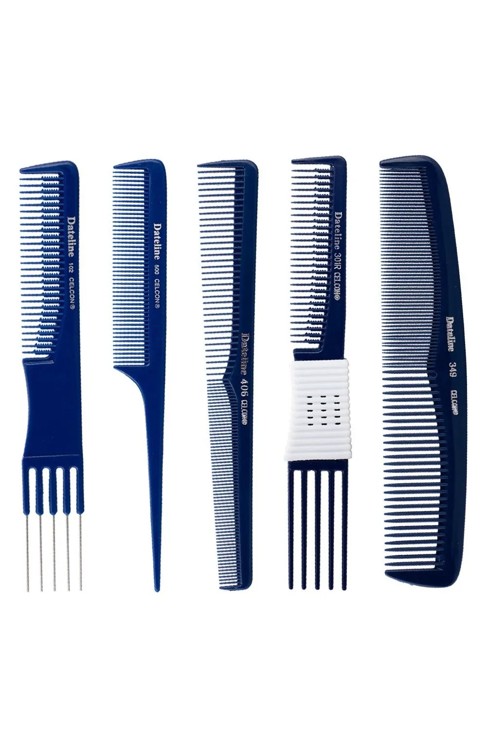 Blue Celcon MARK II Metal Teasing Comb - 19cm