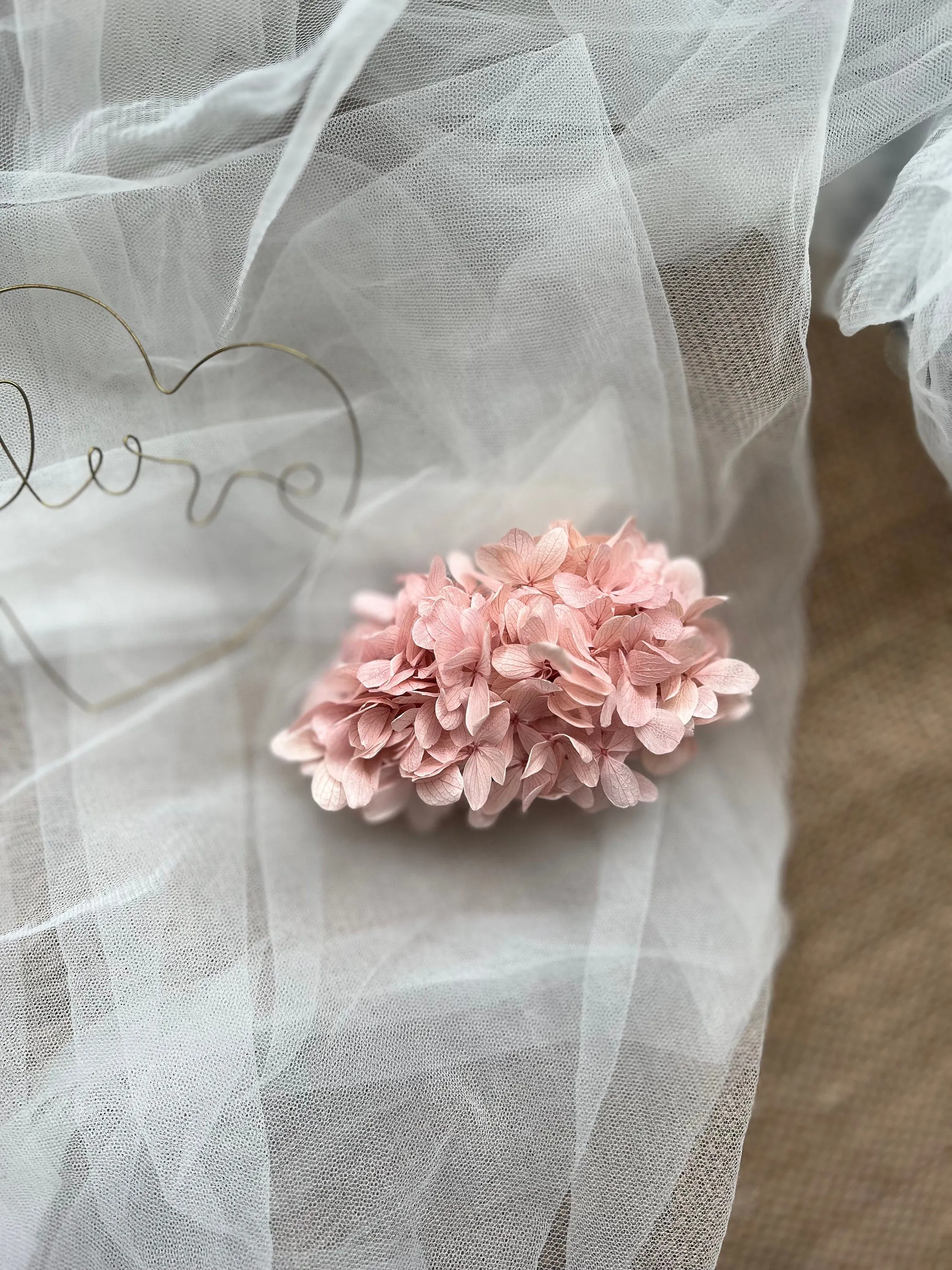 Blush Pink Floral Hair Pins, Bridal Floral Hair Accessories, Dusky Pink Dried Flower Hair Clip, Pink Hydrangea Headpiece, Wedding Flowers