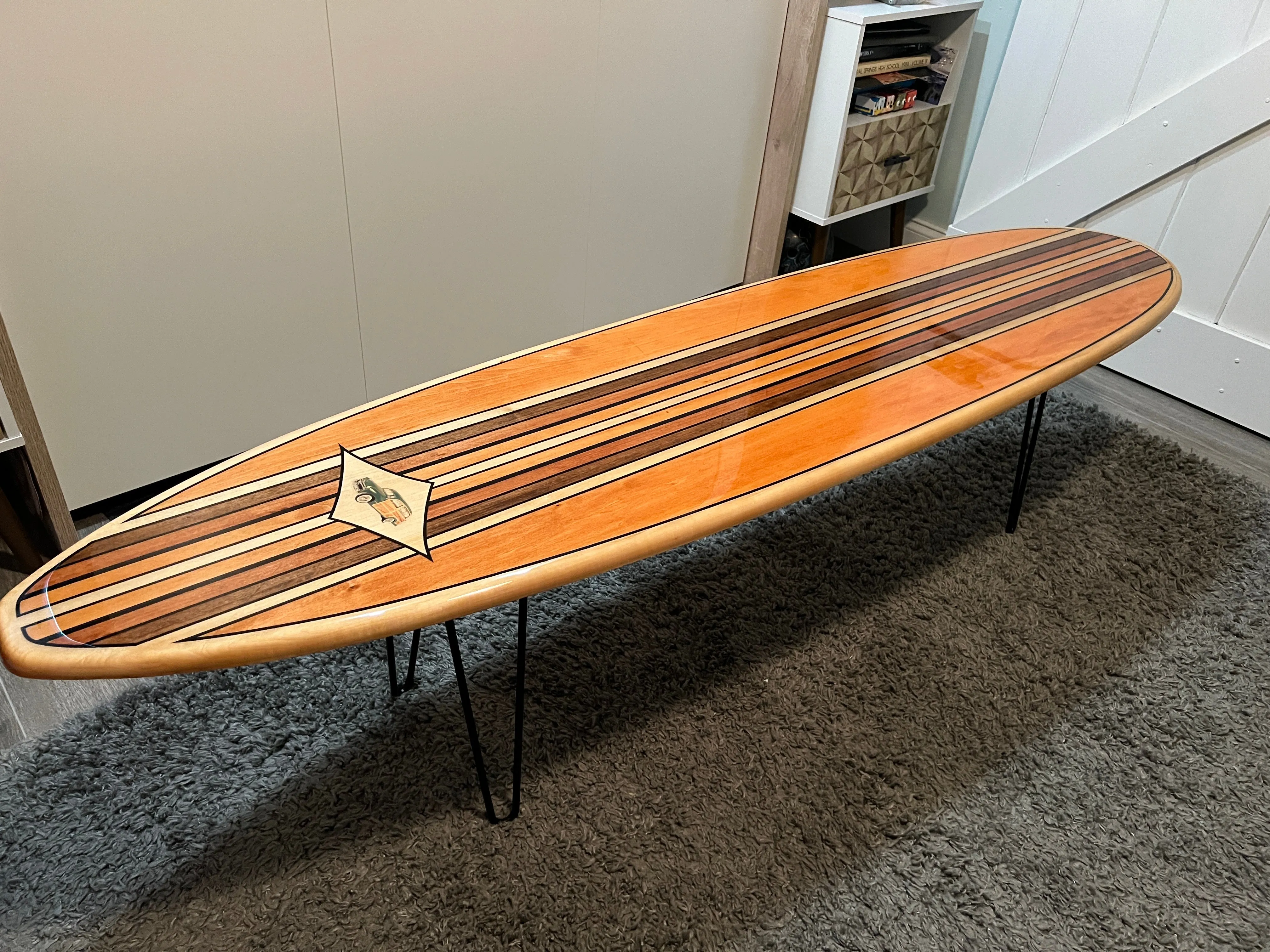 California Dreamin' Surfboard Coffee Table