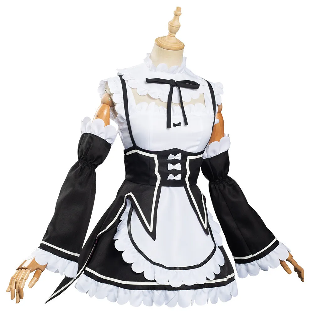 Cosplay Rem Outfit Cosplay Costume