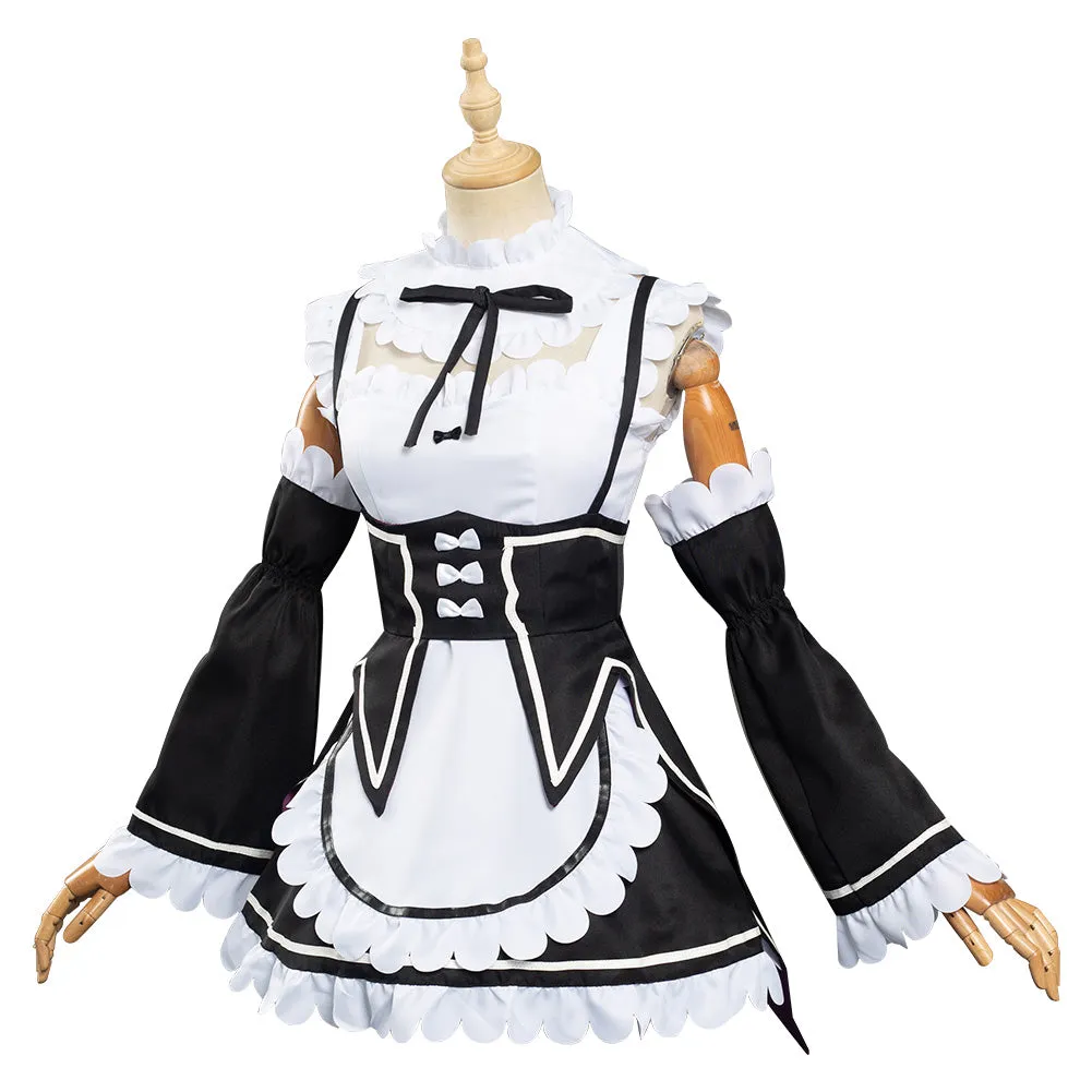 Cosplay Rem Outfit Cosplay Costume