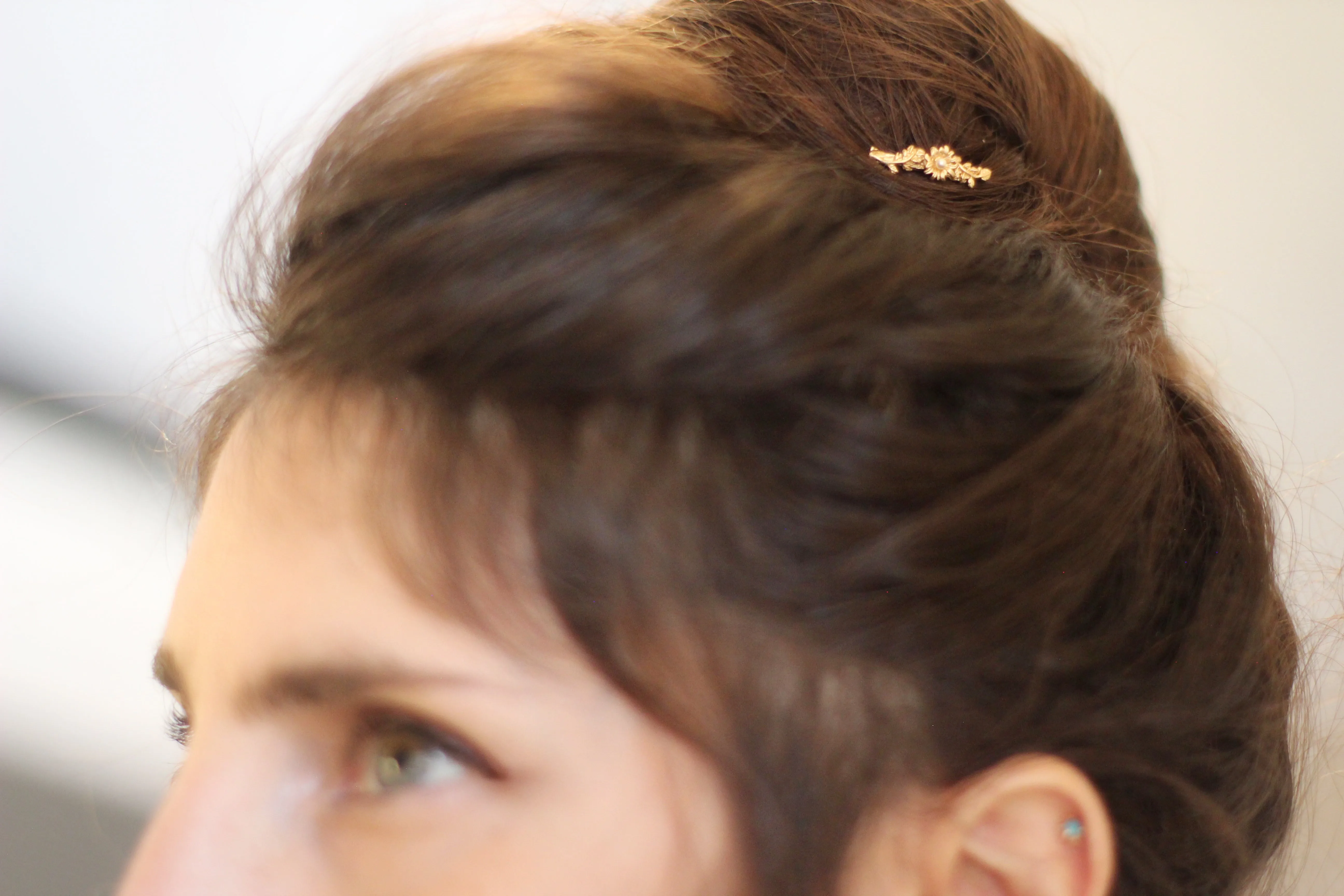 Dainty Floral Fairy Branch Hair Prong