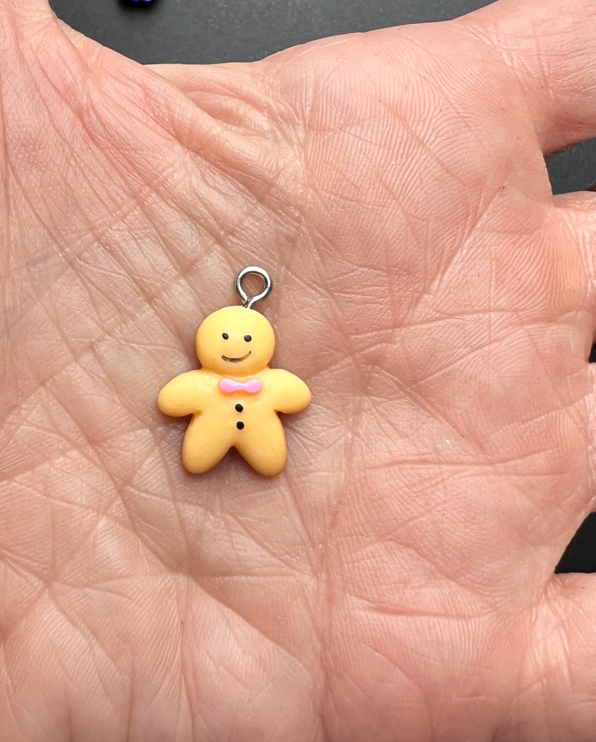 Delicious Little Gingerbread Man Charm