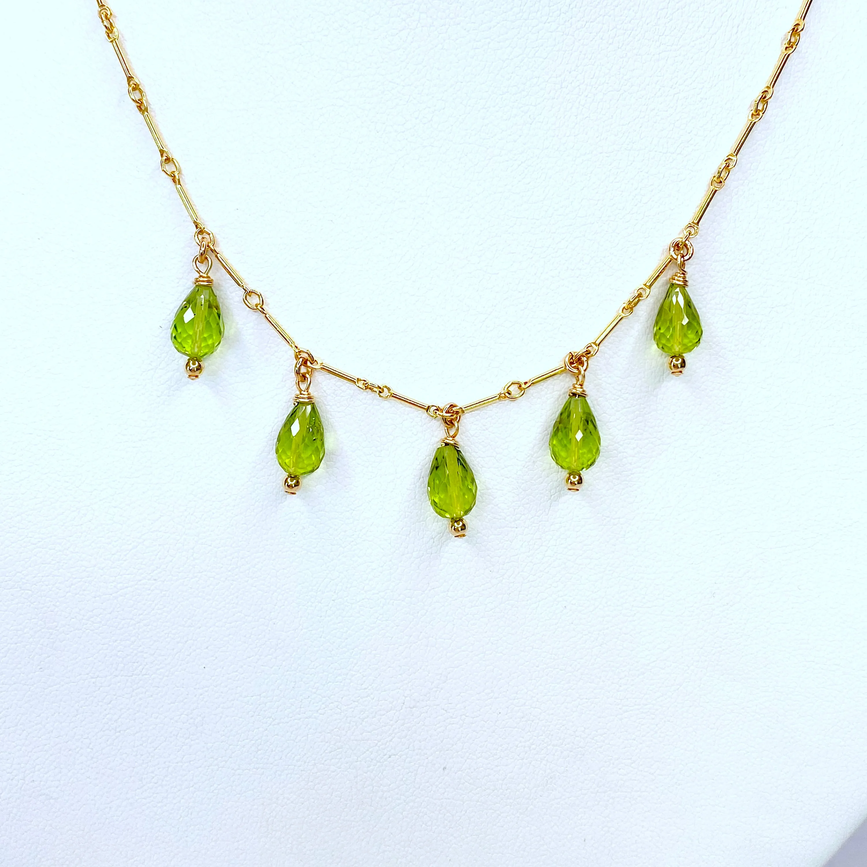 Diana necklace - Peridot