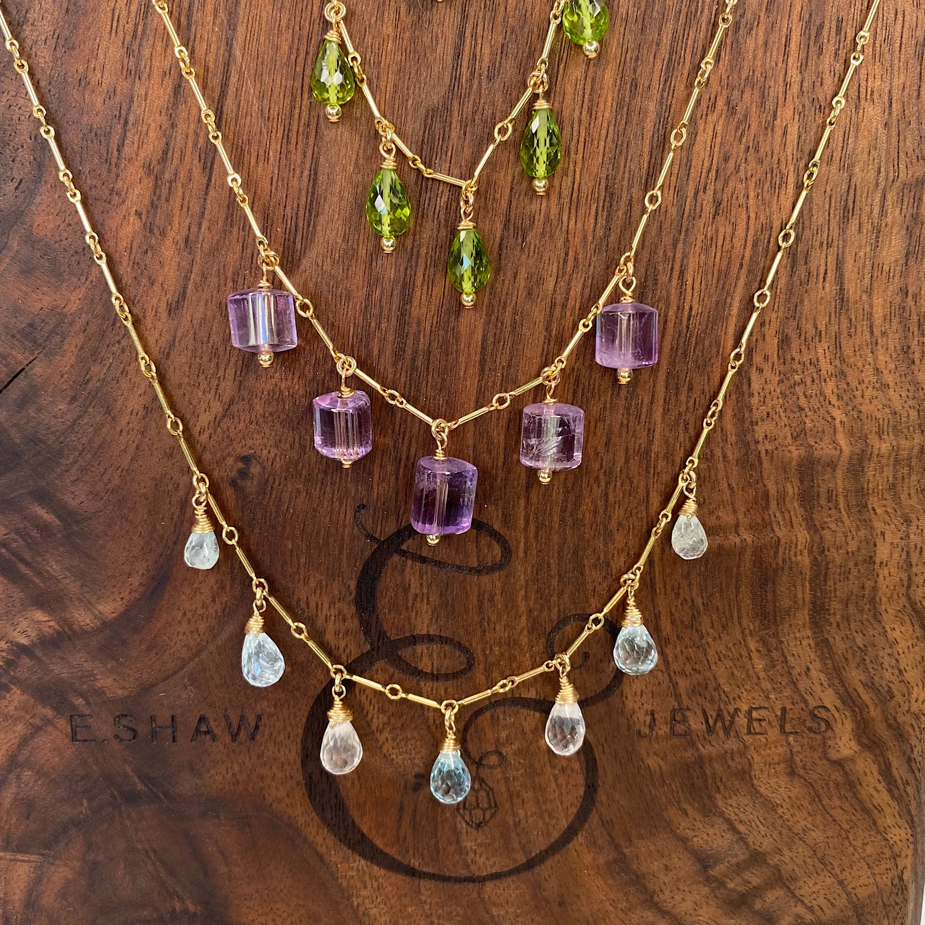 Diana necklace - Peridot