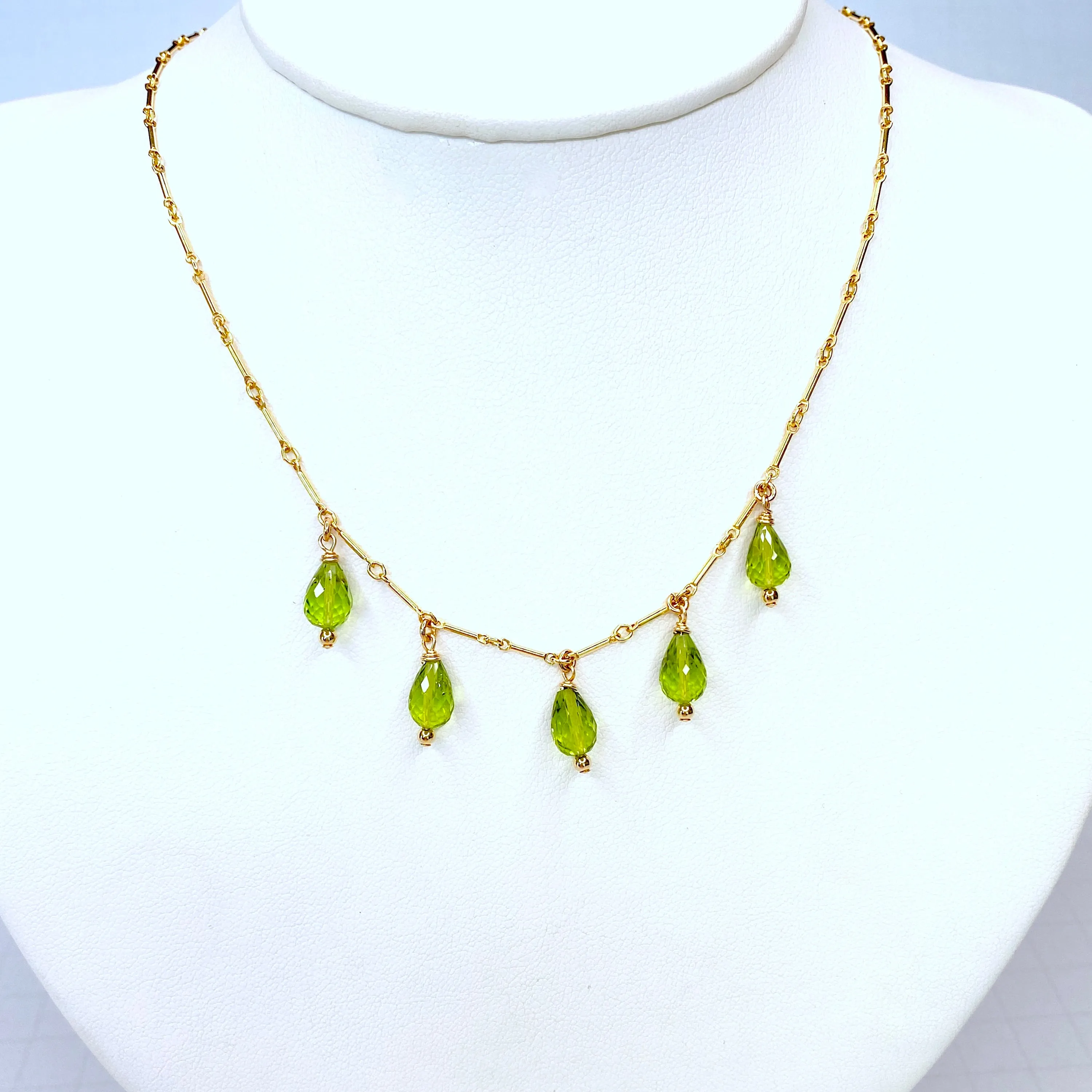 Diana necklace - Peridot