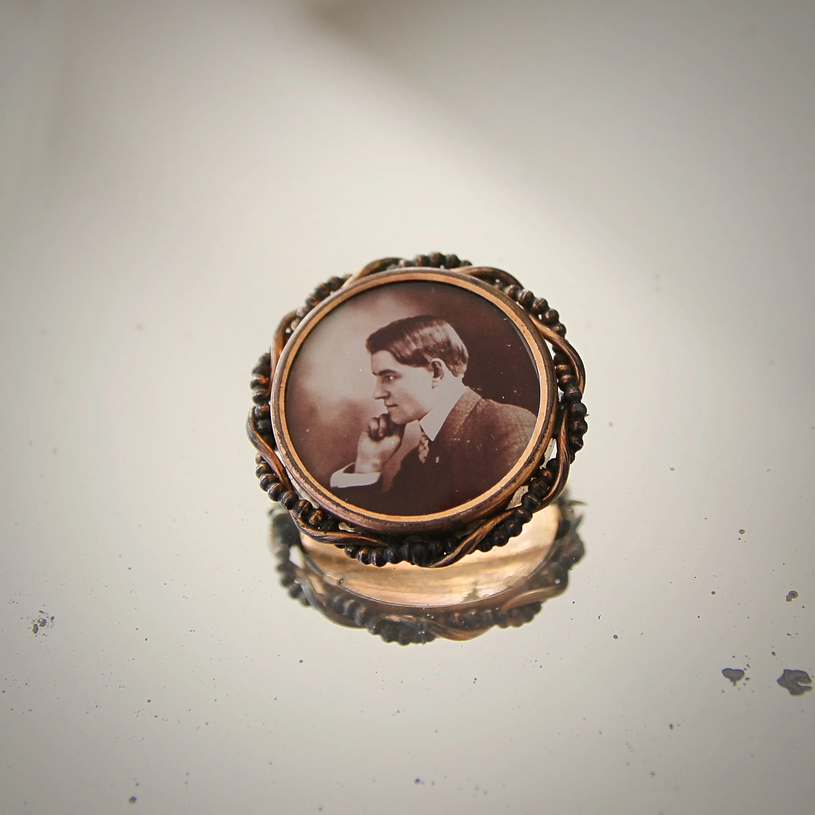 Edwardian "Portrait Pin"