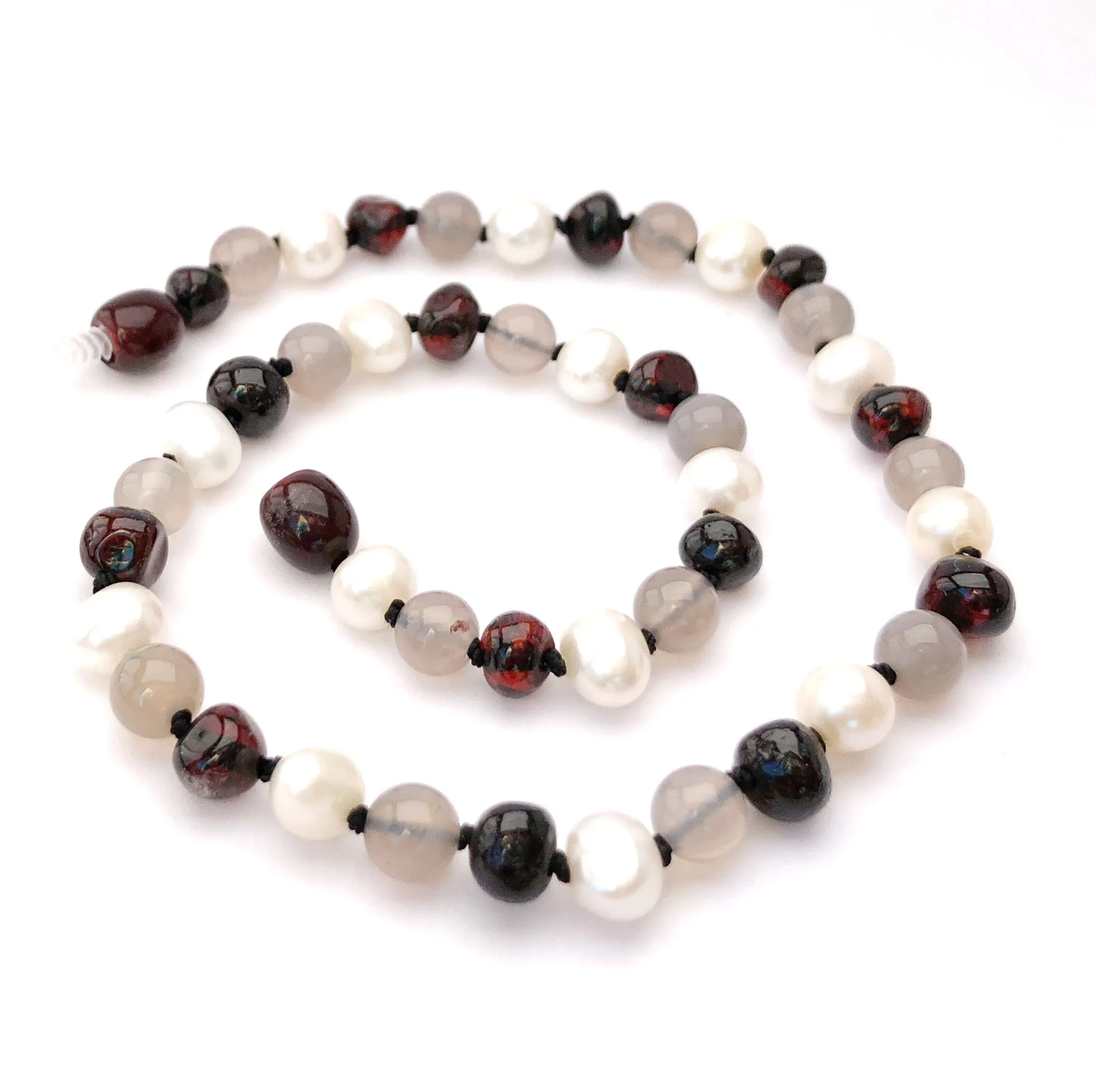 Genuine Baltic Amber/Gemstone Necklace FINAL SALE