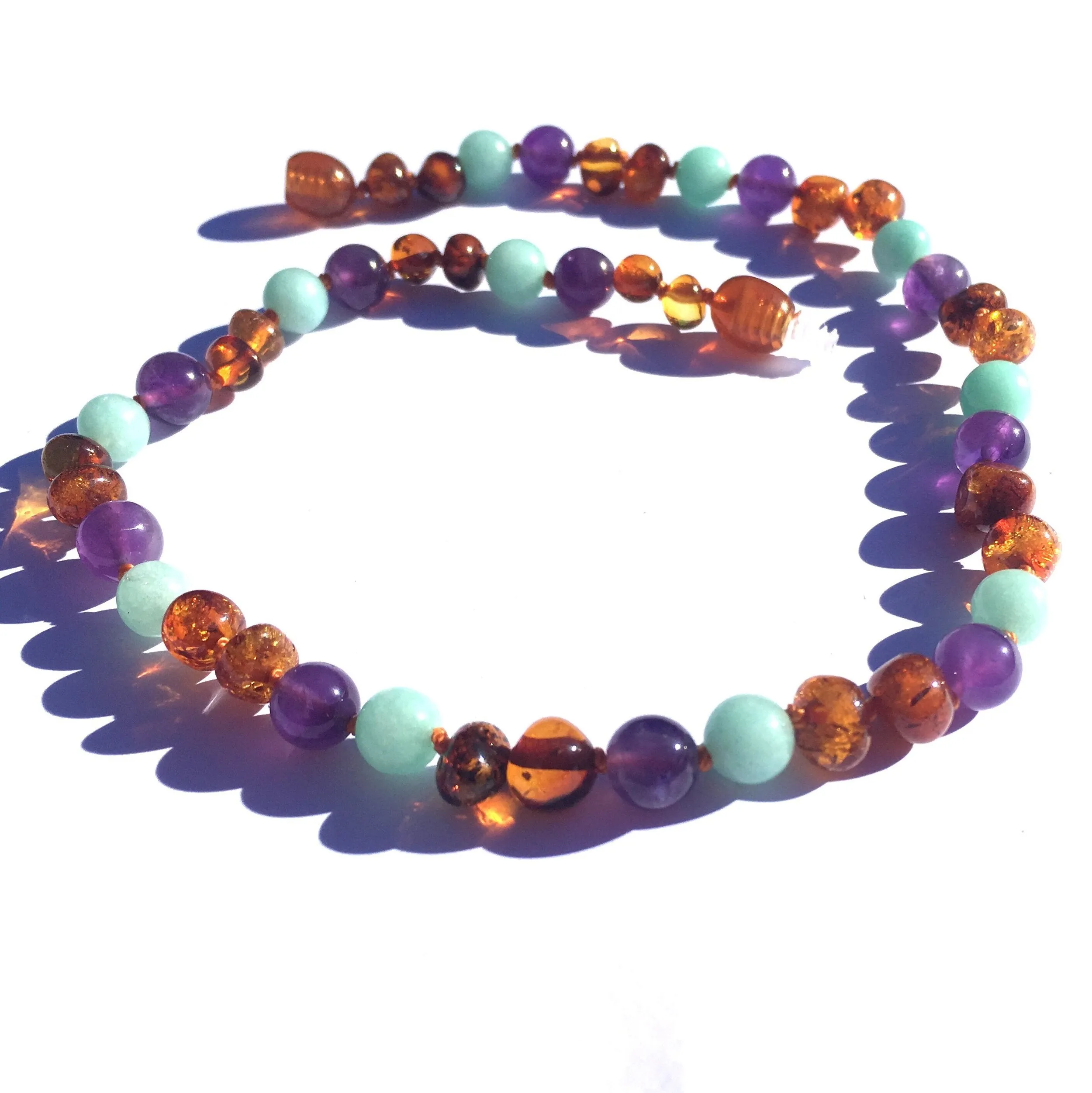 Genuine Baltic Amber/Gemstone Necklace FINAL SALE