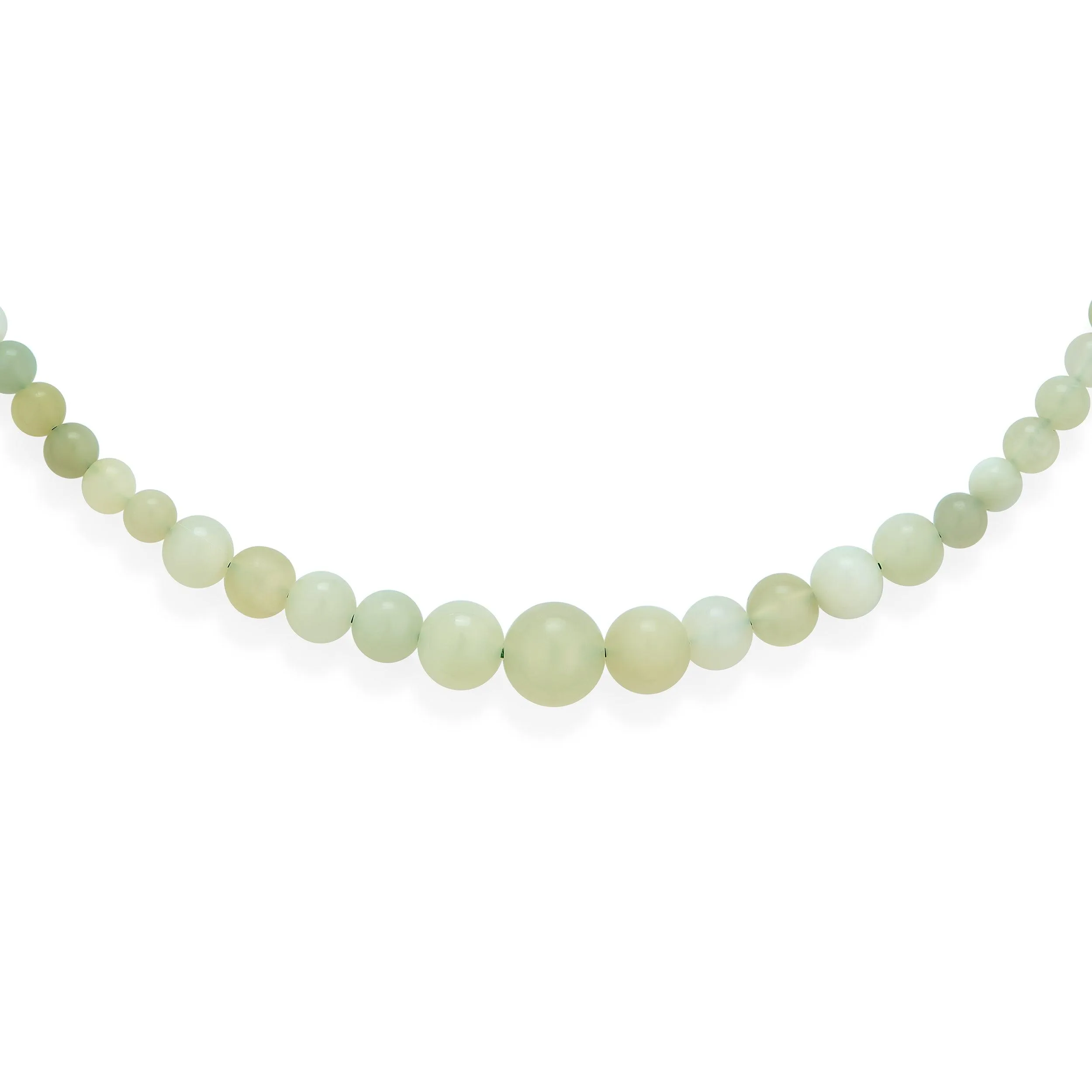 Genuine Created Gemstone Graduated Bead Ball Strand Necklace 16-18” Stone12-16MM