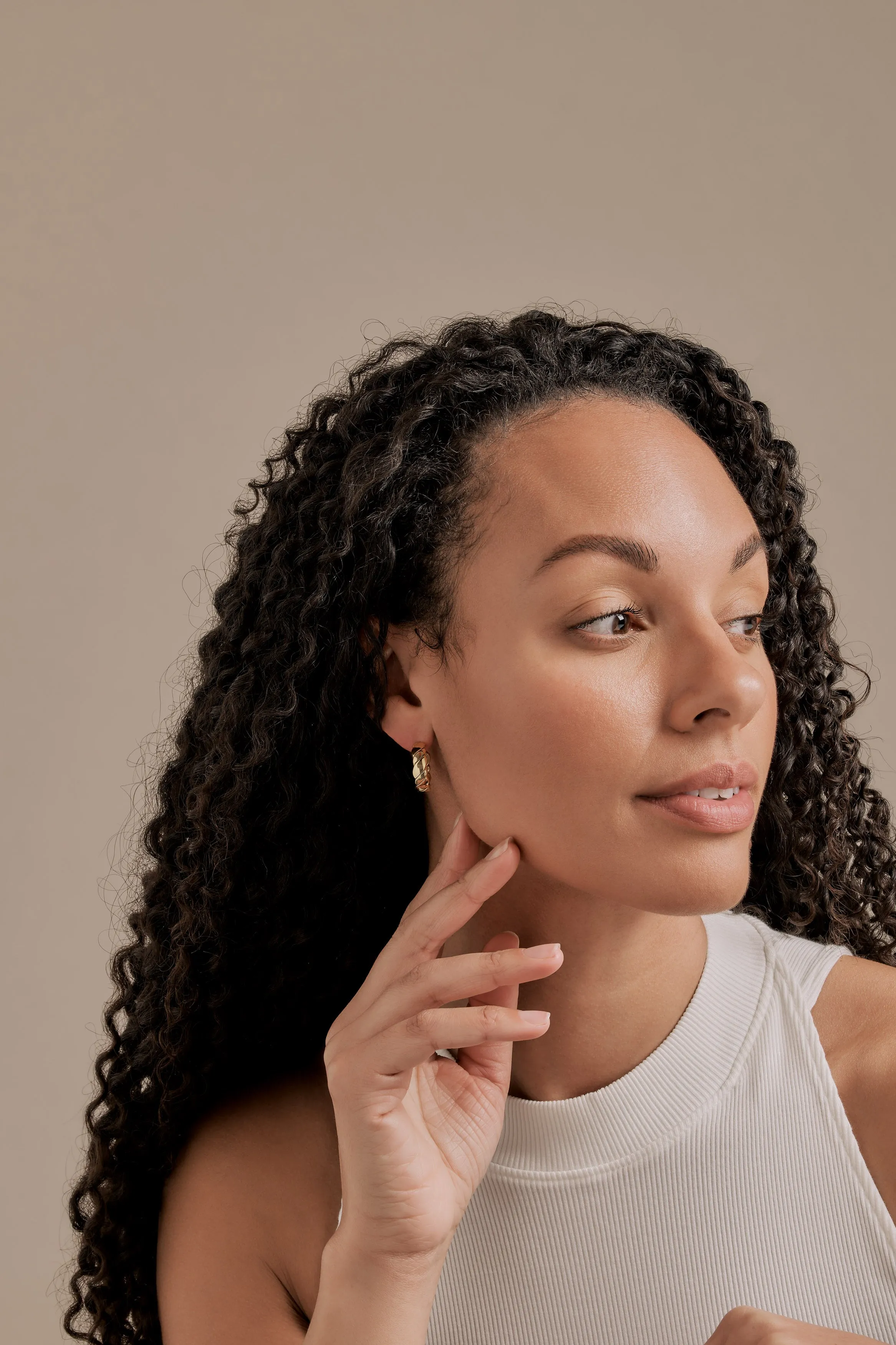 Gold Hoop Earrings