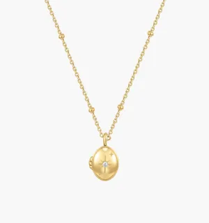 Gold Locket Necklace