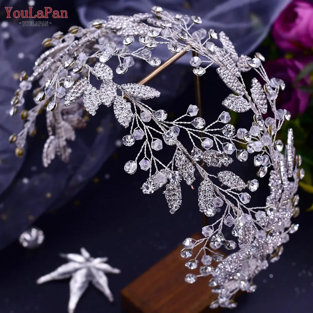 Gorgeous Bridal Tiara Wedding Headband Handmade Wedding Hair Jewelry