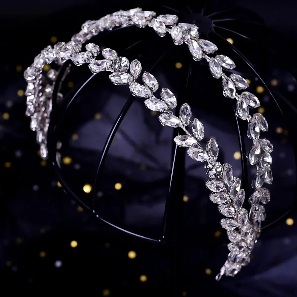 Gorgeous Bridal Tiara Wedding Headband Handmade Wedding Hair Jewelry