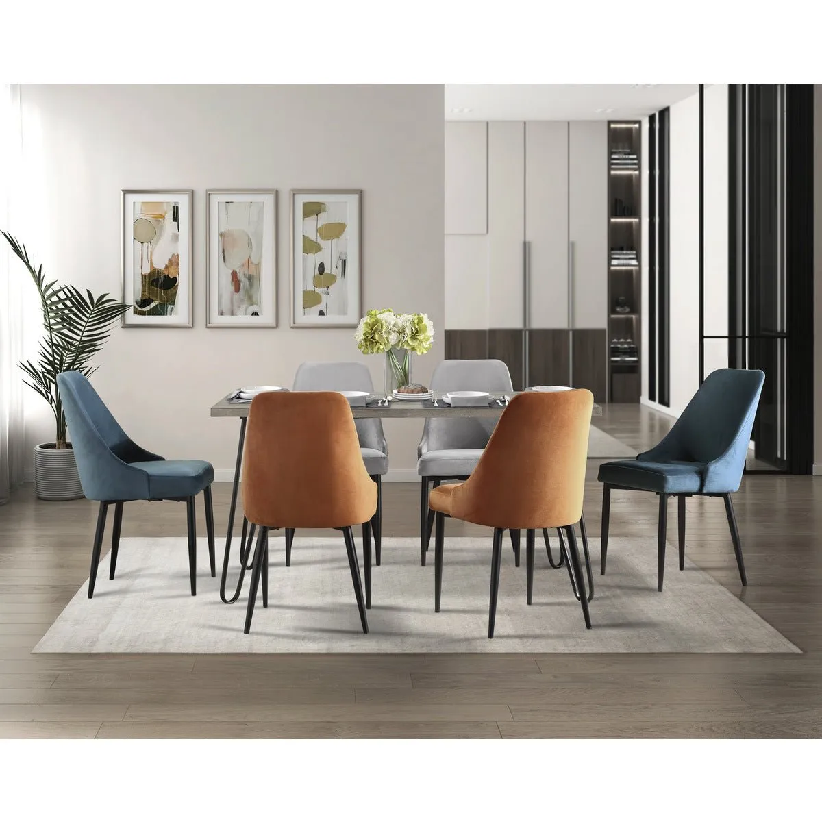 Grey Keene Dining Chair - Set of 2