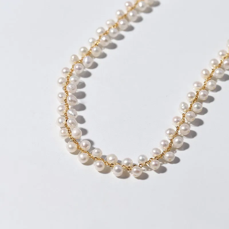 Handwoven Freshwater Pearl Necklace