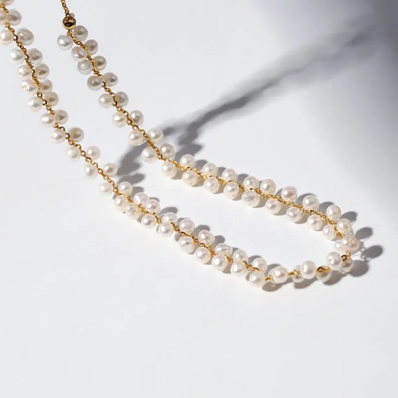 Handwoven Freshwater Pearl Necklace