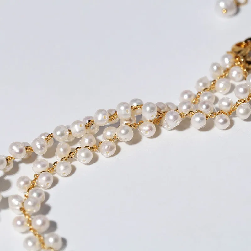 Handwoven Freshwater Pearl Necklace