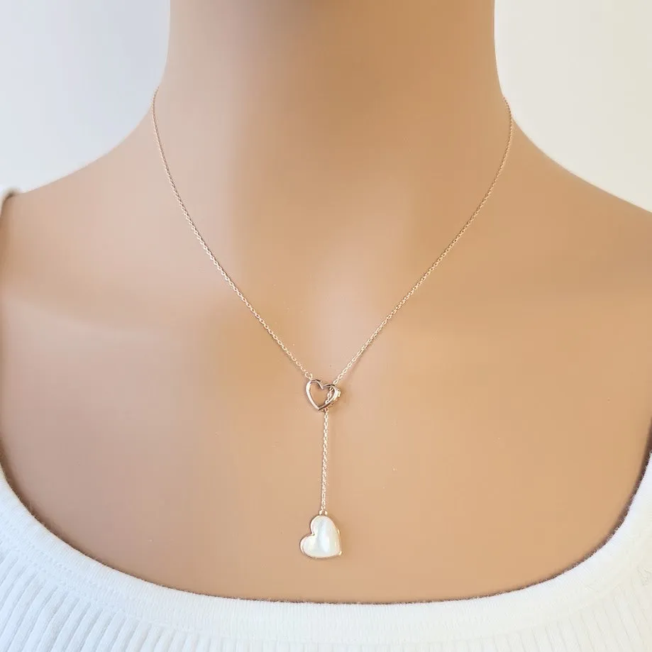 Heart Mother of Pearl Necklace