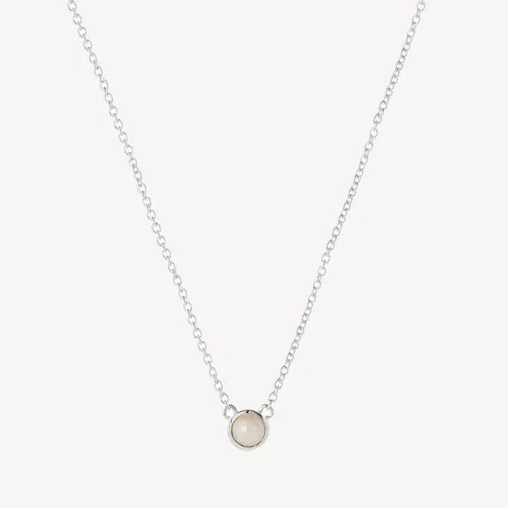 Heavenly Silver Pearl Necklace