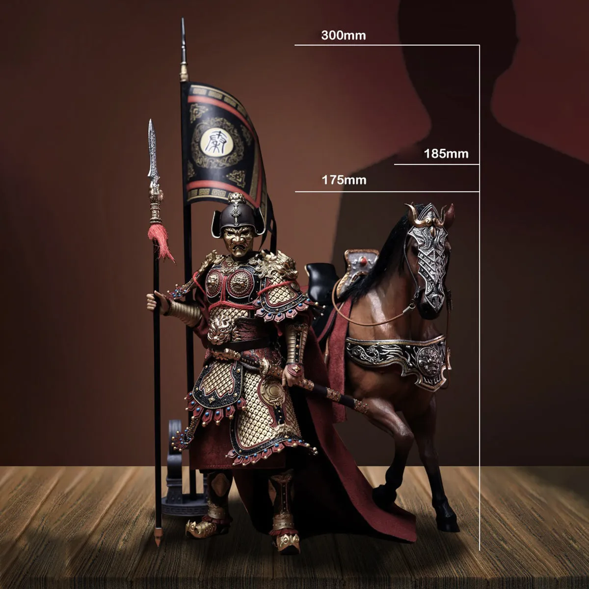 HiPlay 303TOYS The Prosperous Tang Dynasty Series, General Of Militant Guard: Qin Qiong, Battle Field Deluxe, Action Figure Full Set