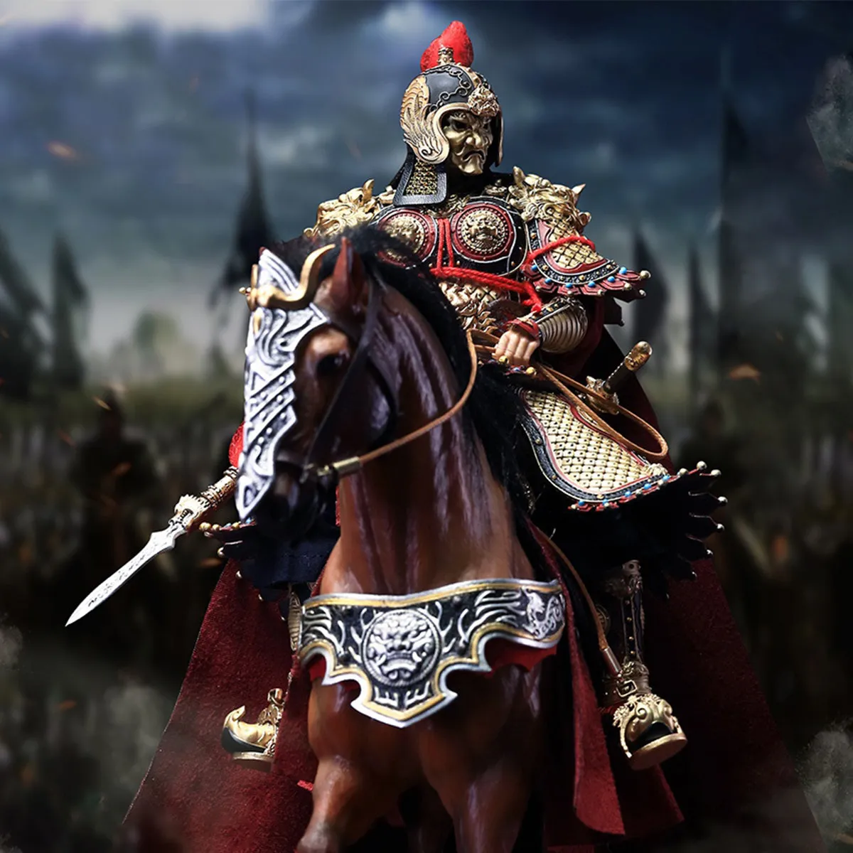 HiPlay 303TOYS The Prosperous Tang Dynasty Series, General Of Militant Guard: Qin Qiong, Battle Field Deluxe, Action Figure Full Set