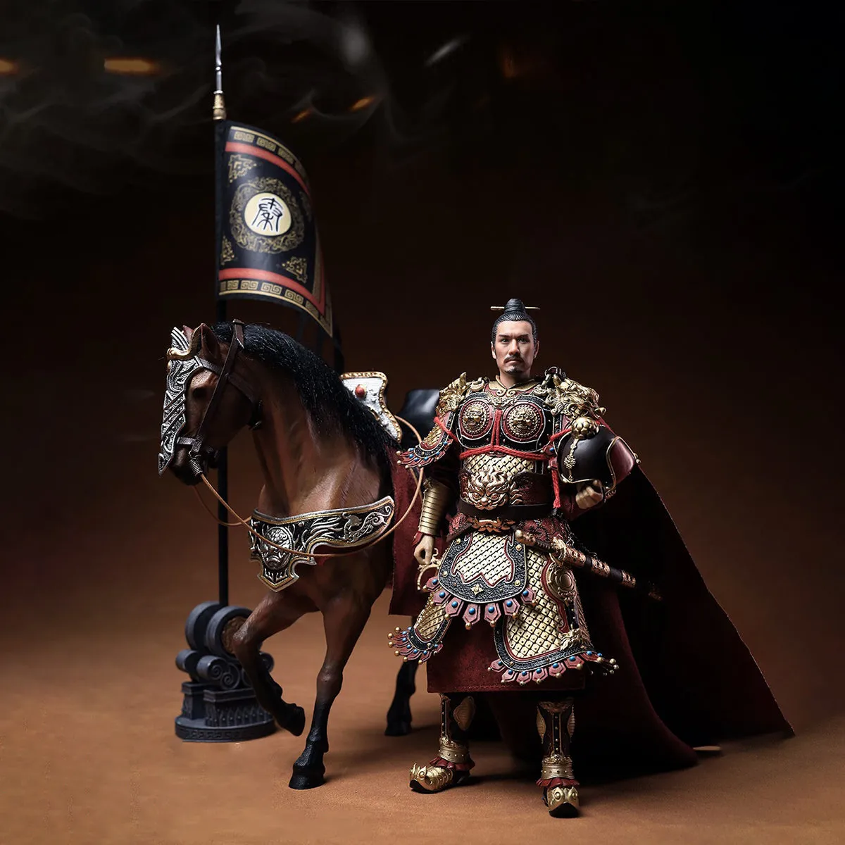 HiPlay 303TOYS The Prosperous Tang Dynasty Series, General Of Militant Guard: Qin Qiong, Battle Field Deluxe, Action Figure Full Set