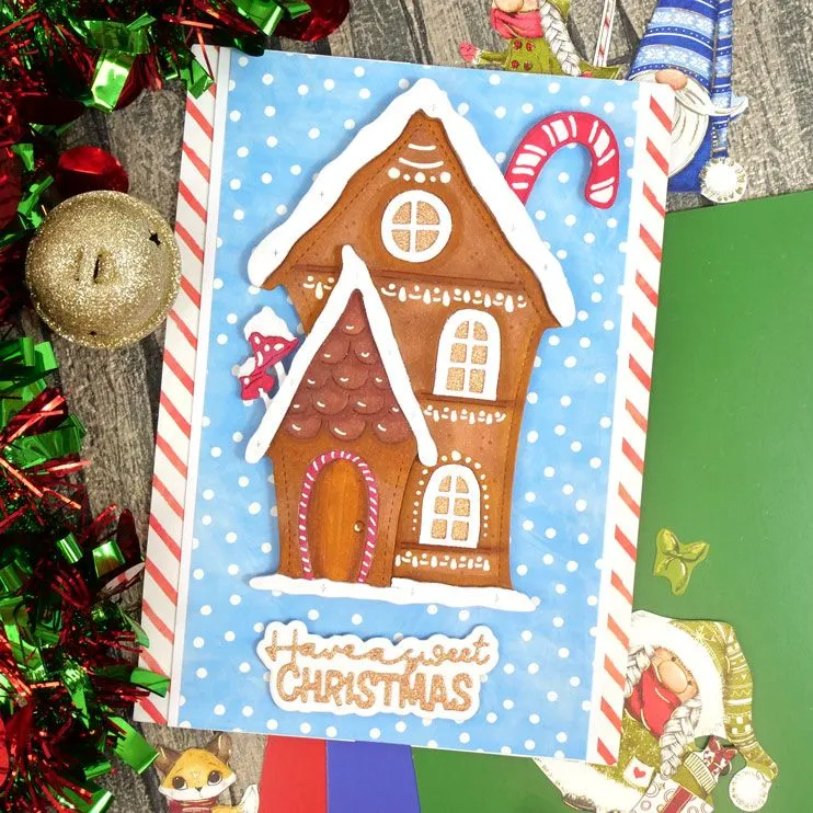 Hunkydory Moonstone Dies - Candy Cane Cottage*